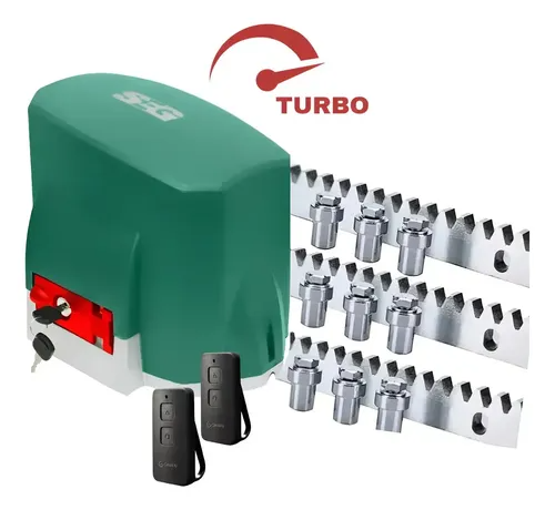 Kit Motor para Portón Corredizo SEG Solo Turbo 1/3 Connect 600 kg – Hierro